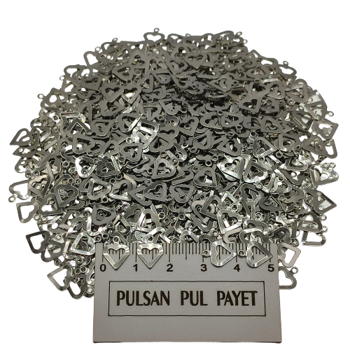 Metal Pirinç Pul Model 309 8x10 mm Nikel