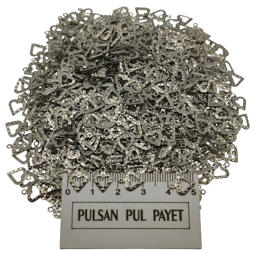 Metal Pirinç Pul Model 310 8x10 mm Nikel