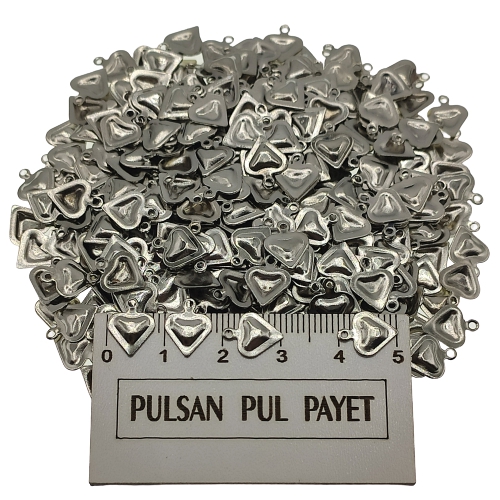 Metal Pirinç Pul Model 312 8x10 mm Nikel