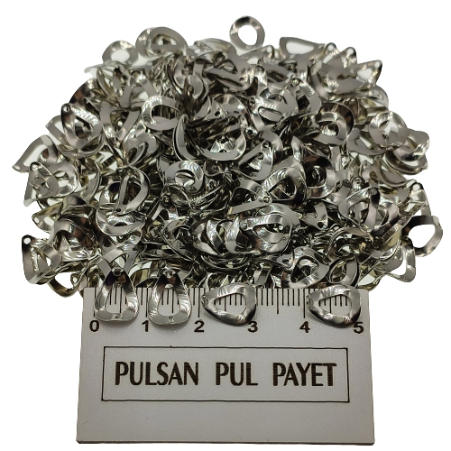 Metal Pirinç Pul Model 328 8x10 mm Nikel