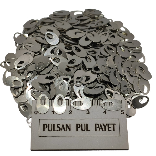 Metal Pirinç Pul Model 330 8x10 mm Nikel