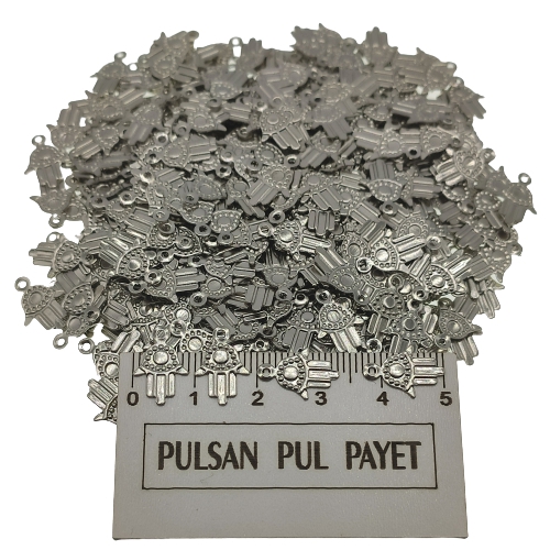 Metal Pirinç Pul Model 331 8x14 mm Nikel