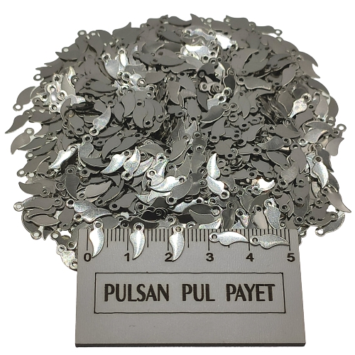 Metal Pirinç Pul Model 333 4x10 mm Nikel