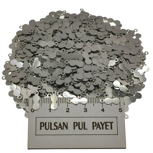 Metal Pirinç Pul Model 337 4x12 mm Nikel