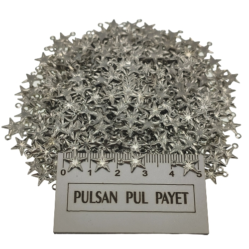 Metal Pirinç Pul Model 339 8x10 mm Nikel