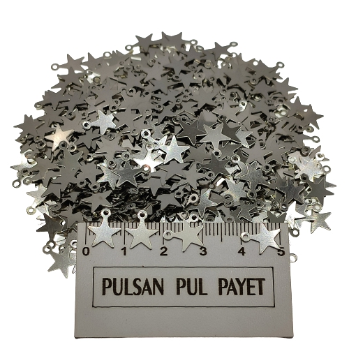 Metal Pirinç Pul Model 341 8x10 mm Nikel