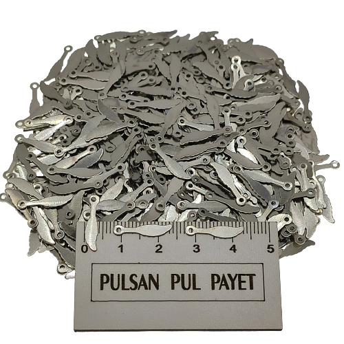 Metal Pirinç Pul Model 349 4x12 mm Nikel