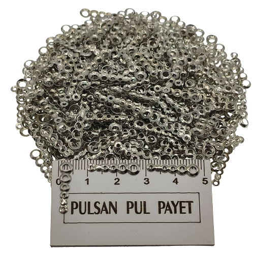 Metal Pirinç Pul Model 351 5x18 mm Nikel