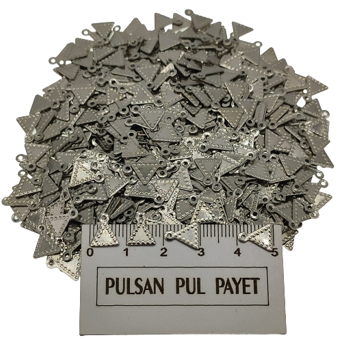 Metal Pirinç Pul Model 352 8x10 mm Nikel